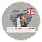 Light Grey Suede Mat Board for 23x23 Frames - Heart Opening for 19x19 Photos
